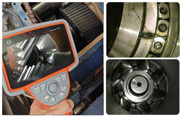 韋林工業(yè)內(nèi)窺鏡檢測(cè)風(fēng)電齒輪箱