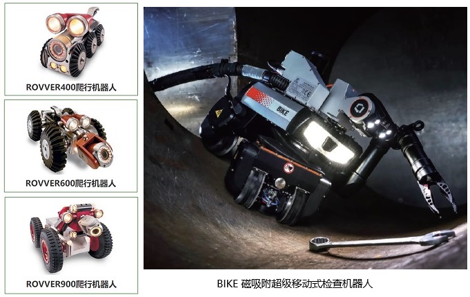 爬行機(jī)器人和超級移動式檢查機(jī)器人